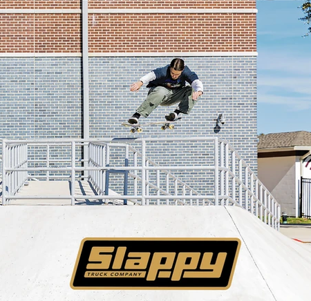 Skateboard Trucks - Slappy ST1 Classic Polished Trucks 8.25" (set of 2 trucks)