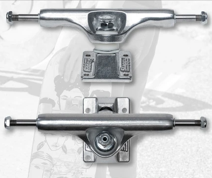 Skateboard Trucks - Slappy ST1 Hollow Polished Trucks 8.5" (set of 2 trucks)
