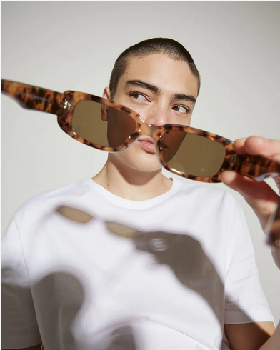 Szade Sunglasses - Dollin - Coquina/Sepia 100% Recycled Frame