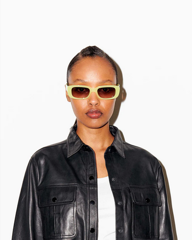Szade Sunglasses - Dollin - Tainted Lime/Hustler Brown 100% Recycled Frame