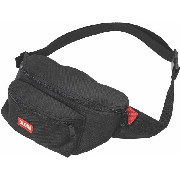 Globe Bar Waist Pack Black