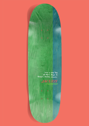 Skateboard Deck Jacuzzi Jackson Pilz Toad 9.125" / Papan Skateboard Jacuzzi Unlimited
