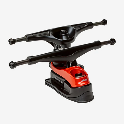 Slant Surf Skate Trucks 6.25" - Black/Red (Set of 2)