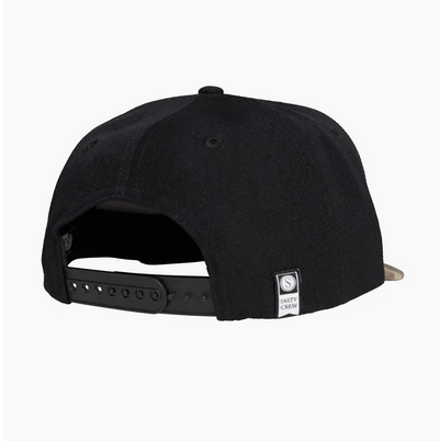 Salty Crew Bruce 6 Panel Cap - Black/Camo / Topi Salty Crew | Men's Fishing Clothing - Salty Crew Indonesia