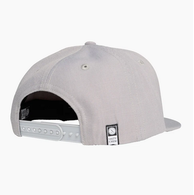 Salty Crew Bruce 6 Panel Cap - Grey / Topi Salty Crew | Men's Fishing Clothing - Salty Crew Indonesia