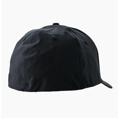Salty Crew Alpha Flag Elastic 6 Panel Cap - Black / Topi Salty Crew | Men's Fishing Clothing - Salty Crew Indonesia