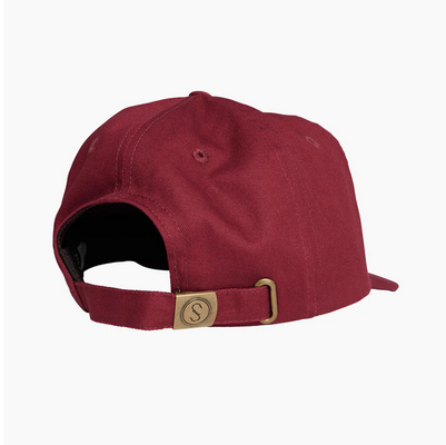 Salty Crew S Hook 5 Panel Unstructured Cap - Mahogany / Topi Salty Crew | Men's Fishing Clothing - Salty Crew Indonesia