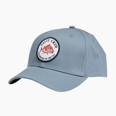 Salty Crew Snap Attack 6 Panel Cap - Dark Slate / Topi Salty Crew | Men's Fishing Clothing - Salty Crew Indonesia