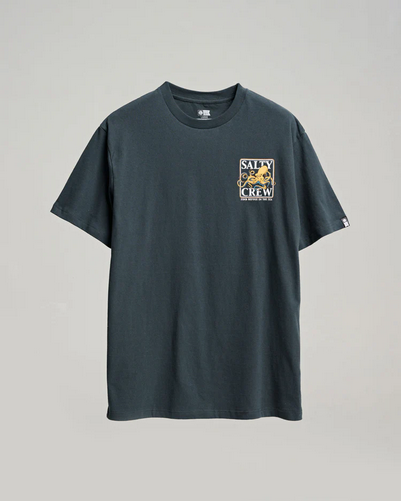 Salty Crew Ink Slinger S/s Tee Coal / Jual Baju Kaos Salty Crew | Men's Fishing Clothing - Salty Crew Indonesia