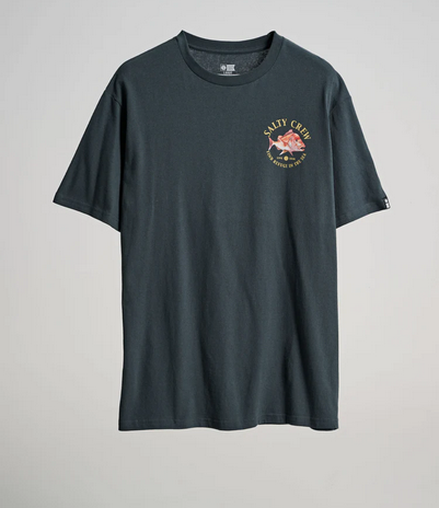 Salty Crew Snap Attack S/s Tee Coal / Jual Baju Kaos Salty Crew | Men's Fishing Clothing - Salty Crew Indonesia