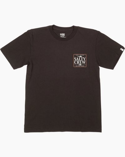 Fishing T-shirt - Salty Crew Coaster S/s Tee Black / Jual Baju Kaos Mancing Salty Crew | Men's Fishing Clothing - Salty Crew Indonesia