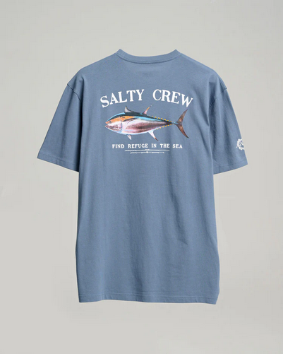 Fishing T-shirt - Salty Crew Big Blue S/s Tee Dark Slate / Jual Baju Kaos Mancing Salty Crew | Men's Fishing Clothing - Salty Crew Indonesia