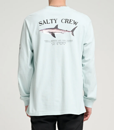Salty Crew Bruce Longsleeve Tee Ice Blue / Jual Baju Kaos Salty Crew | Men's Fishing Clothing - Salty Crew Indonesia