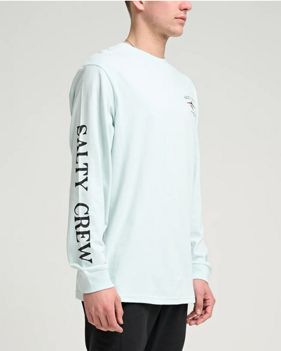 Salty Crew Bruce Longsleeve Tee Ice Blue / Jual Baju Kaos Salty Crew | Men's Fishing Clothing - Salty Crew Indonesia