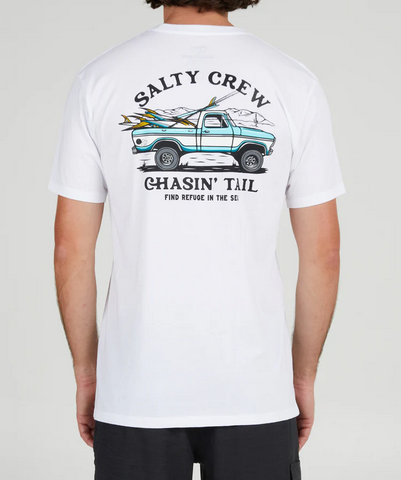 Salty Crew Off Road S/s Tee White / Jual Baju Kaos Salty Crew | Men's Fishing Clothing - Salty Crew Indonesia