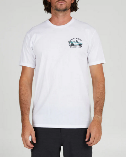 Salty Crew Off Road S/s Tee White / Jual Baju Kaos Salty Crew | Men's Fishing Clothing - Salty Crew Indonesia