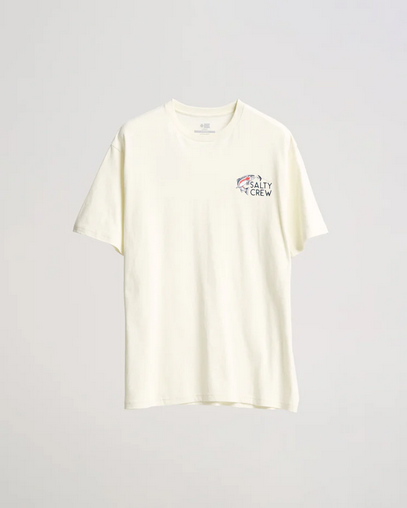 Fishing T-shirt - Salty Crew Fly Trap S/s Tee Ivory / Jual Baju Kaos Mancing Salty Crew | Men's Fishing Clothing - Salty Crew Indonesia