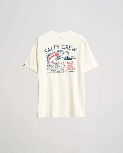 Fishing T-shirt - Salty Crew Fly Trap S/s Tee Ivory / Jual Baju Kaos Mancing Salty Crew | Men's Fishing Clothing - Salty Crew Indonesia