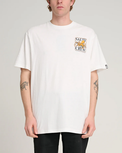 Fishing T-shirt - Salty Crew Ink Slinger S/s Tee White / Jual Baju Kaos Mancing Salty Crew | Men's Fishing Clothing - Salty Crew Indonesia