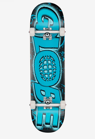 Globe G0 Reverb 8.5" Complete Skateboard - Black/Blue  / Fullset Skateboard Globe Indonesia