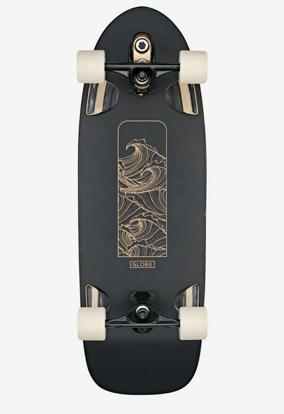 Skateboard Surfskate - Globe Walrus 31" Surf Skate - Black/Peaking