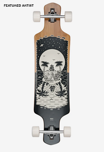 Globe Geminon 37.5" Longboard - Reflection / Skateboard Cruiser Globe Indonesia