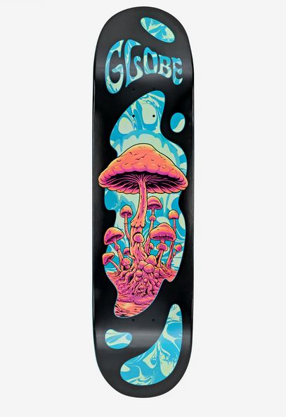 Globe G1 Mind Expansion 8.25" Skateboard Deck - Black/Green / Papan Skate Globe Indonesia