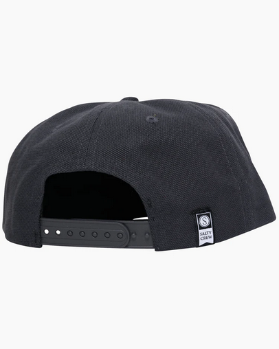 Salty Crew Splice 5 Panel Cap - Coal / Topi Salty Crew | Men's Fishing Clothing - Salty Crew Indonesia