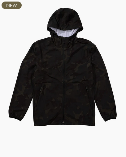 Salty Crew Stowaway Windbreaker Jacket - Camo | Men's Fishing Clothing - Salty Crew Indonesia