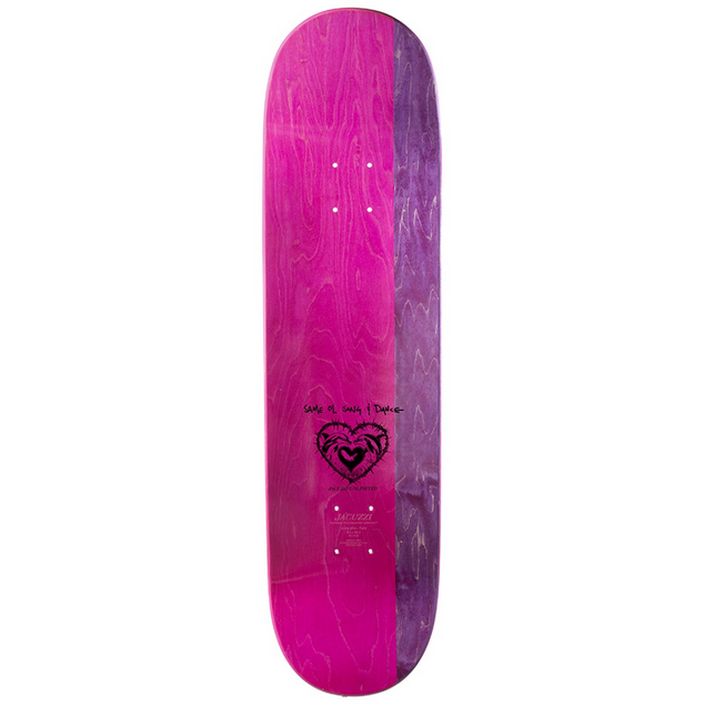 Skateboard Deck Jacuzzi - Louie Barletta "I Love You" - Black 8.25" / Jual Papan Skateboard Jacuzzi