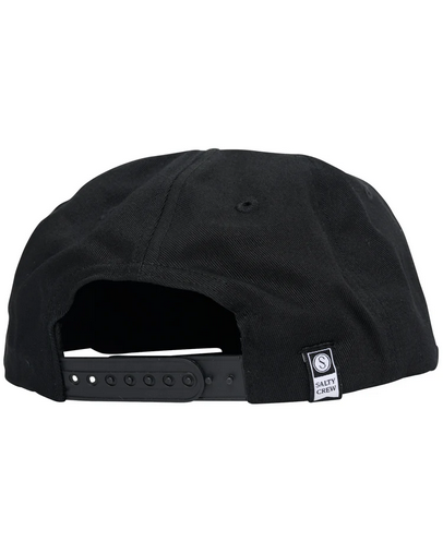 Salty Crew Capsule 5 Panel Cap - Black / Topi Salty Crew | Men's Fishing Clothing - Salty Crew Indonesia