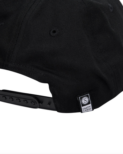 Salty Crew Capsule 5 Panel Cap - Black / Topi Salty Crew | Men's Fishing Clothing - Salty Crew Indonesia