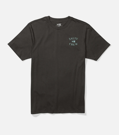 Fishing T-shirt - Salty Crew Capitals S/s Tee Black / Baju Kaos Mancing Salty Crew | Men's Fishing Clothing - Salty Crew Indonesia