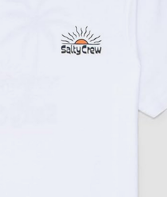 Fishing T-shirt - Salty Crew Viewpoint S/s Tee White / Baju Kaos Mancing Salty Crew | Men's Fishing Clothing - Salty Crew Indonesia