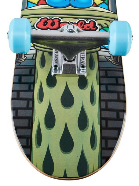 Skateboard World Industries Wet Willy V2 Soft Top 6.75" Complete / Skateboard Kids Micro Fullset World Industries