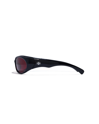RITUAL VISION Sunglasses - Demon Speed POLISHED BLACK / RUST POLARISED / Kacamata Hitam Ritual Indonesia
