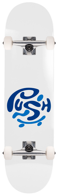 Skateboard Push Whitey FP White Complete - 8.0" / Jual Fullset Push Skateboard