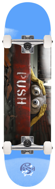 Skateboard Push Curbie FP Blue Complete - 7.0" Mini / Jual Fullset Push Skateboard