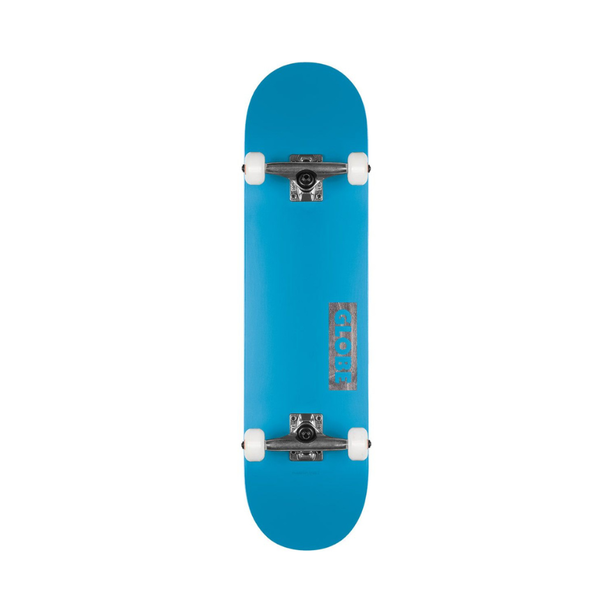 Globe Goodstock Neon Blue 8.375 Complete Skateboard / Jual Skateboard Fullset Globe Indonesia