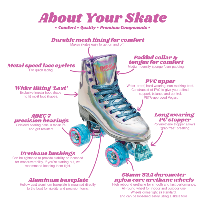 Impala Rollerskates Quad - Leopard / Sepatu Roda Roller Skates Impala Indonesia
