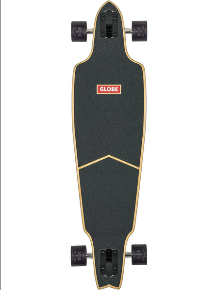 Skateboard Globe Prowler Classic Bamboo Blue Mountains 38" Longboard / Jual Cruiser Long Board Globe