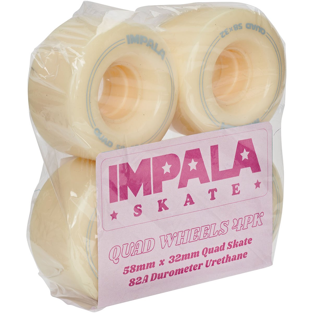 Impala Replacement Wheel 4 pack - Pastel Yellow
