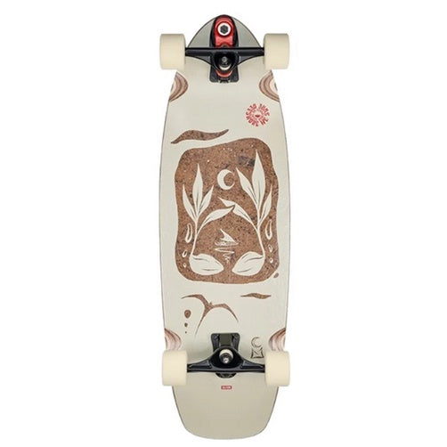 Skateboard Surfskate - Globe Zuma Surf Skate Coconut/Niu Voyage | 31" Complete