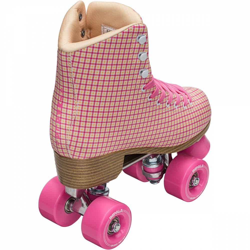 Impala Roller Skates Indonesia - Pink Tartan Roller Skate / Sepatu Roda Quad Rollerkates