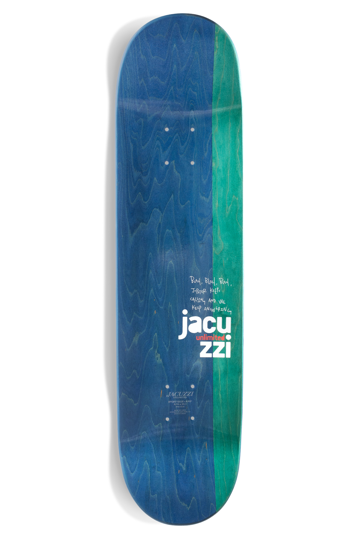 Skateboard Deck Jacuzzi - John Dilo On Hold - 8.25" / Jual Papan Skateboard Jacuzzi