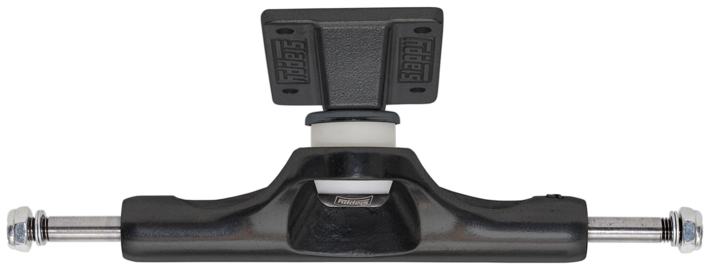 Skateboard Trucks Slappy ST1 Inverted Hollow Lights/Ultra Low Kingpin - Matte Black - 8.5" (set of 2 trucks)
