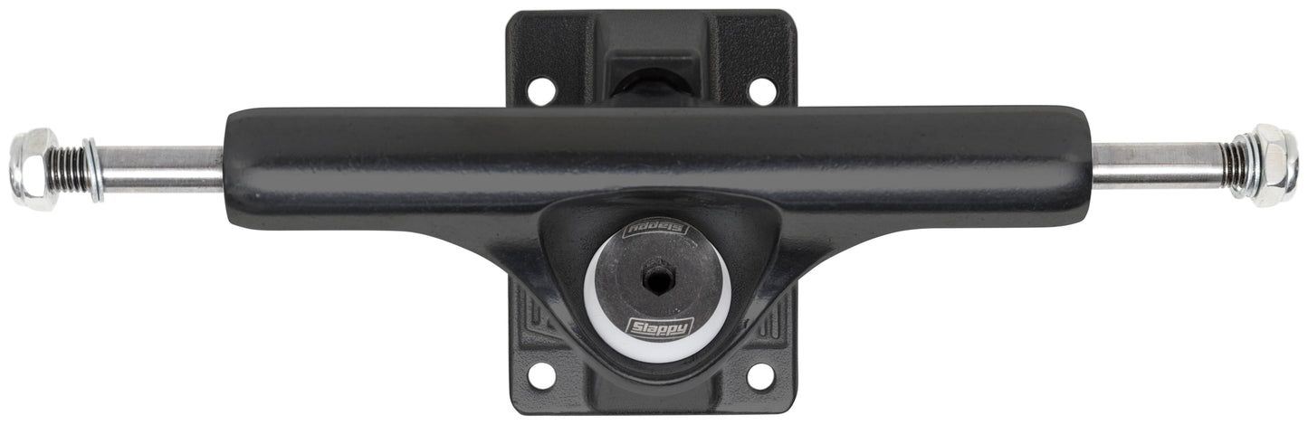 Skateboard Trucks Slappy ST1 Inverted Hollow Lights/Ultra Low Kingpin - Matte Black - 8.5" (set of 2 trucks)