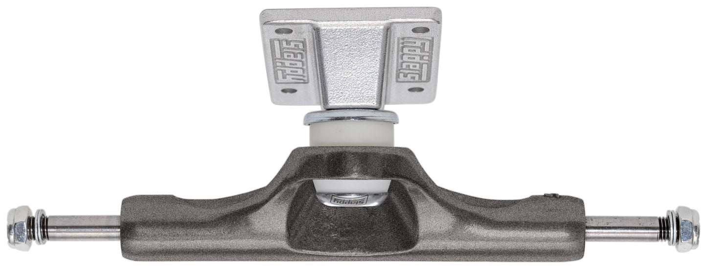 Skateboard Trucks Slappy ST1 Inverted Hollow Lights/Ultra Low Kingpin - Gunmetal Polished - 8.25" (set of 2 trucks)