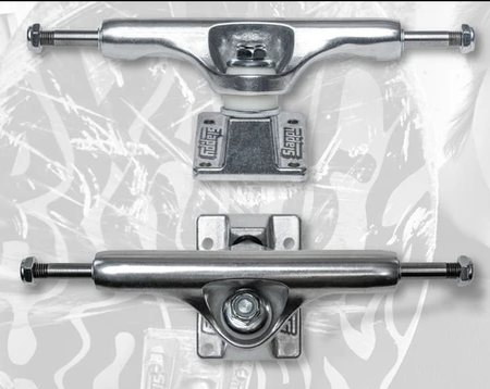 Skateboard Trucks - Slappy ST1 Classic Polished Trucks 8.25" (set of 2 trucks)