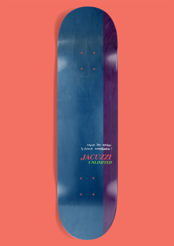 Skateboard Deck Jacuzzi John Dilo Secret Formula 8.5" / Papan Skateboard Jacuzzi Unlimited